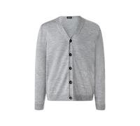 Strickjacke MAERZ MUENCHEN "Maerz Muenchen 590800 Strickcardigan Herren Bekleidung", Herren, Gr. 54, grau, 100% Wolle (Merino), Strickjacken Strickjacke (99699156-54) grau