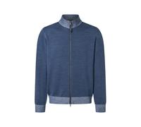 Strickjacke MAERZ MUENCHEN "Maerz Muenchen 597201 Strickjacke Herren Bekleidung", Herren, Gr. 52, blau, 100% Wolle (Merino), Strickjacken Strickjacke (42676422-52) blau