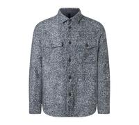 Strickjacke MAERZ MUENCHEN "Maerz Muenchen 689001 Strickjacke Herren Bekleidung", Herren, Gr. 50, grau (blau), 58% Schurwolle, 24% Polyester, 18% Seide, Strickjacken Strickjacke (30427756-50) blau