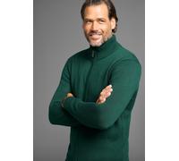 Strickjacke MAN'S WORLD "neue Farben", Herren, Gr. 4XL (68/70), grün (dunkelgrün), Grobstrick, Obermaterial: 50% Baumwolle, 50% Polyacryl, unifarben, Basic, regular fit, ohne Ausschnitt, Rippstrickbün