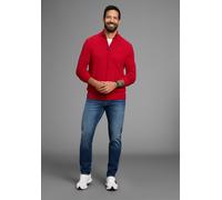 Strickjacke MAN'S WORLD "neue Farben", Herren, Gr. L (52/54), rot (dunkelrot), Grobstrick, Obermaterial: 50% Baumwolle, 50% Polyacryl, unifarben, Basic, regular fit, ohne Ausschnitt, Rippstrickbündche