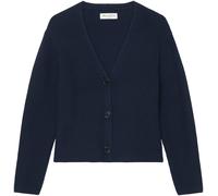 Cardigan MARC O'POLO "aus Heavy-Weight-Organic-Cotton" Gr. XS, blau Damen Strickjacken Cardigans (85933150-XS)