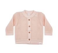 Strickjacke MAXIMO, Mädchen, Gr. 86/92, muschelrosa, Feinstrick, Obermaterial: 100% Baumwolle, Strickjacken Strickjacke, Muschelrosa, Ajour-Strick, Holzknöpfe, Baby, Festiv (46482311-86) muschelrosa