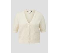 Strickjacke mit Ajourmuster XS creme 2170918.0200.XS
