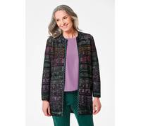 Strickjacke mit Multicolor Ringeloptik bunt 24