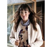 Strickjacke mit Patentmuster