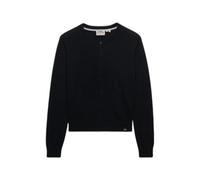 Strickjacke mit Rundhalsausschnitt, Damen Superdry Essential Bleu L