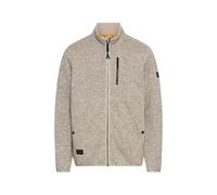 camel active Herren Strickjacke mit Stehkragen Hafer, Menswear-M