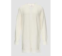Strickjacke mit Strukturmuster 38 creme