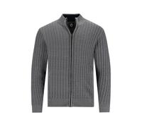 Strickjacke mit Zopfmuster