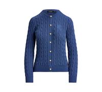 Strickjacke mit Zopfmuster M Purple
