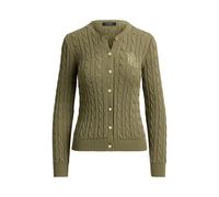 Strickjacke mit Zopfmuster S Green