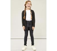 Name It Strickjacke NKFVICTI LS für Mädchen, Schwarz, Gr. 146/152