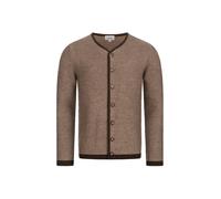Strickjacke NÜBLER "Trachtenstrickjacke Langarm Ignaz", Herren, Gr. XL, braun, Obermaterial: 70% Polyacryl PAN. 30% Baumwolle CO., Strickjacken Strickjacke (91263936-XL) braun