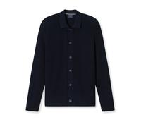 Strickjacke OLYMP, Herren, Gr. M, blau (marine), Strick, Obermaterial: 70% Baumwolle, 30% Schurwolle, casual, regular fit, Langarm, Strickjacken, Strick, regular fit (41839616-M) marine