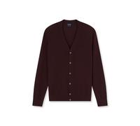 Strickjacke OLYMP "OLYMP Casual Strick, Strickjacke", Herren, Gr. 3XL, braun (bordeaux), 100% Schurwolle, Strickjacken Strickjacke (54513744-XXXL) bordeaux