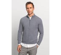 OLYMP Cardigan Herren Regular Fit Merinowolle grau, M