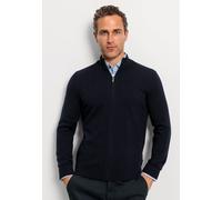 OLYMP Strickjacke OLYMP Casual Strick – Herren, 100% Schurwolle, Marine, Größe XXL