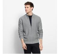OLYMP Cardigan Herren Regular Fit Baumwolle grau, S