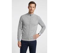 OLYMP Herren Strickjacke Casual.Strick,Struktur,Regular fit,grau 62,XL