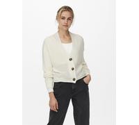 Strickjacke ONLY "ONLCAROL NICE L/S CARDIGAN KNT NOOS", Damen, Gr. XL, grün (jet stream), Strick, Obermaterial: 100% Polyacryl, unifarben, regular fit hüftlang, V-Ausschnitt, Rippbündchen, Strickjacke