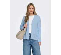 Strickjacke ONLY "ONLGEENA LS OPEN CARDIGAN KNT", Damen, Gr. S, clear sky, Strick, Obermaterial: 65% Polyacryl, 35% Polyamid, unifarben, V-Ausschnitt, Strickjacken Strickjacke (16758666-S) clear sky