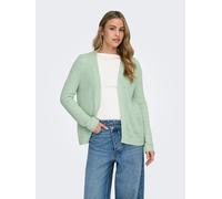 Strickjacke ONLY "ONLGEENA LS OPEN CARDIGAN KNT", Damen, Gr. XL, subtle grün, Strick, Obermaterial: 65% Polyacryl, 35% Polyamid, unifarben, V-Ausschnitt, Strickjacken Strickjacke (40535136-XL) subtle