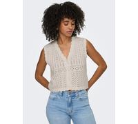 Only Strickjacke ONLIRINA V-NECK BUTTON VEST KNT NOOS Herren V-Ausschnitt XS Pumice Stone