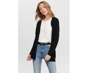 Strickjacke ONLY "ONLLESLY - Cardigan mit Taschen und figurumspielender Form", Damen, Gr. XL, schwarz, Feinstrick, Obermaterial: 50% Viskose, 27% Nylon, 23% Polyester, unifarben, figurumspielend lang,