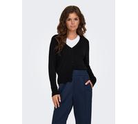 ONLY - Strickjacke | ONLVENICE LIFE LS VNECK CARDI KNT N schwarz - Gr. - L