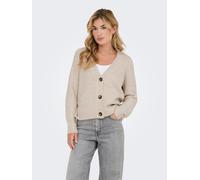 Only Onlzoey L/S Regular Cardigan Knt Noos Damen | WHITECAP GRAY MELANGE | L