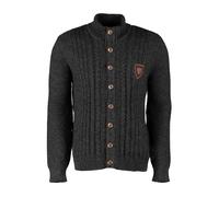 Strickjacke OS-TRACHTEN "Strickjacke MAIERHOFEN", Herren, Gr. 58, grau (anthrazit), Obermaterial: 70% Polyacryl PAN. 30% Wolle WO., Strickjacken Strickjacke (39246712-58) anthrazit