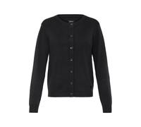 Strickjacke OXMO "Strickjacke OXAida", Damen, Gr. L, schwarz, Obermaterial: 70% Viskose CV. 30% Polyamid PA., Strickjacken Strickjacke (11389913-L) schwarz