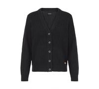 Strickjacke OXMO "Strickjacke OXEdna", Damen, Gr. L, schwarz, Obermaterial: 100% Polyacryl PAN., Strickjacken Strickjacke (21123916-L) schwarz