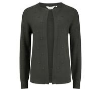 OXMO Kalotta Damen Strickjacke Feinstrick Cardigan Strickcardigan, Größe:M, Farbe:Dark Shadow (193906)
