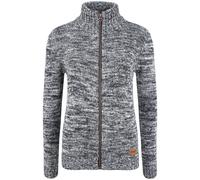 Strickjacke OXMO "Strickjacke OXPhenix", Damen, Gr. L, blau (insignia b), Obermaterial: 100% Baumwolle CO., Strickjacken Strickjacke (64901252-L) insignia b