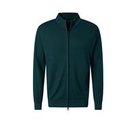 Strickjacke PIERRE CARDIN "Pierre Cardin Strickjacke", Herren, Gr. 3XL, mediterranea, Obermaterial: 100% Wolle WO., uni, modern fit, ohne Ausschnitt, Strickjacken Strickjacke, aus 100% Wolle (74454231
