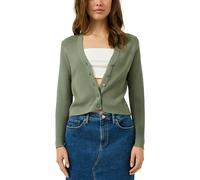 Gerippte Strickjacke aus Viskosemix L olive 2175149.7927.L