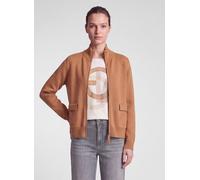 Strickjacke RABE "Strickjacke", Damen, Gr. 40, braun, Obermaterial: 50% Wolle, 30% Polyamid, 20% Modal, unifarben, gerade, Strickjacken Strickjacke (27593656-40) braun