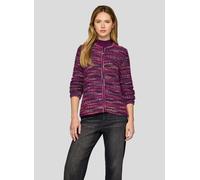 Strickjacke RABE "Strickjacke", Damen, Gr. 44, violett, 63%Polyacryl 18%Baumwolle 16%Wolle 3%Polyamid, figurbetont, Strickjacken (16017643-44) violett