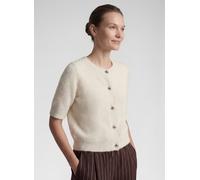 Strickjacke RABE "Strickjacke", Damen, Gr. 48, weiß (braun), 69%Polyamid 31%Viskose, unifarben, Strickjacken Strickjacke (63515618-48) braun