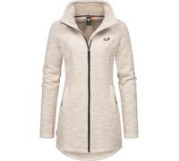 Strickjacke RAGWEAR "Miram Melange" Gr. XXXL (46), grau (taupe) Damen Strickjacken (51006532-XXXL) taupe