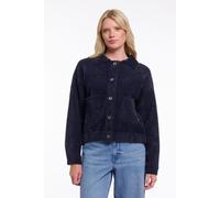Strickjacke RINO & PELLE "BUBBLY", Herren, Gr. L (40), schwarz navy, Web, Obermaterial: 63% Polyamid, 24% Polyester, 13% Viskose, normal hüftbedeckend, Rundhals, Strickjacken Strickjacke, mit flauschi