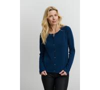 Strickjacke ROSEMUNDE "Laica cardigan", Damen, Gr. M, blau (insignia blau), Strick, Obermaterial: 70% Wolle, 30% Kaschmir, unifarben, regular fit hüftlang, Rundhals, Raglanärmel Rippstrickbündchen, St