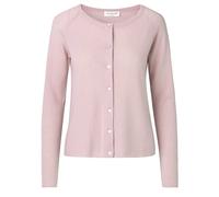 Strickjacke ROSEMUNDE "Laica cardigan mit Wolle und Kaschmir", Damen, Gr. XL, rosa (vintage powder), Strick, Obermaterial: 70% Wolle, 30% Kaschmir, regular fit hüftlang, Rundhals, Raglanärmel Rippstri