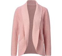 Strickjacke rosenquarz-ecru-meliert 50 Baumwolle