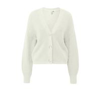 Melierte Strickjacke aus Baumwollmix S creme 2170513.02W0.S