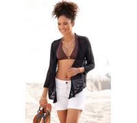 Strickjacke S.OLIVER Gr. 44/46, schwarz Damen Strickjacken (787730-44) schwarz