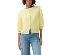 Strickjacke aus Alpaka-Mix mit Halbarm 40 gelb 2176591.1015.40