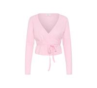 Strickjacke SAINT TROPEZ "Damen Strickjacke GruSZ", Damen, Gr. XL, rosa (tender touch melange), Obermaterial: 95% Baumwolle CO(Bio). 5% Polyester PES., Strickjacken Strickjacke (99037247-XL) tender to